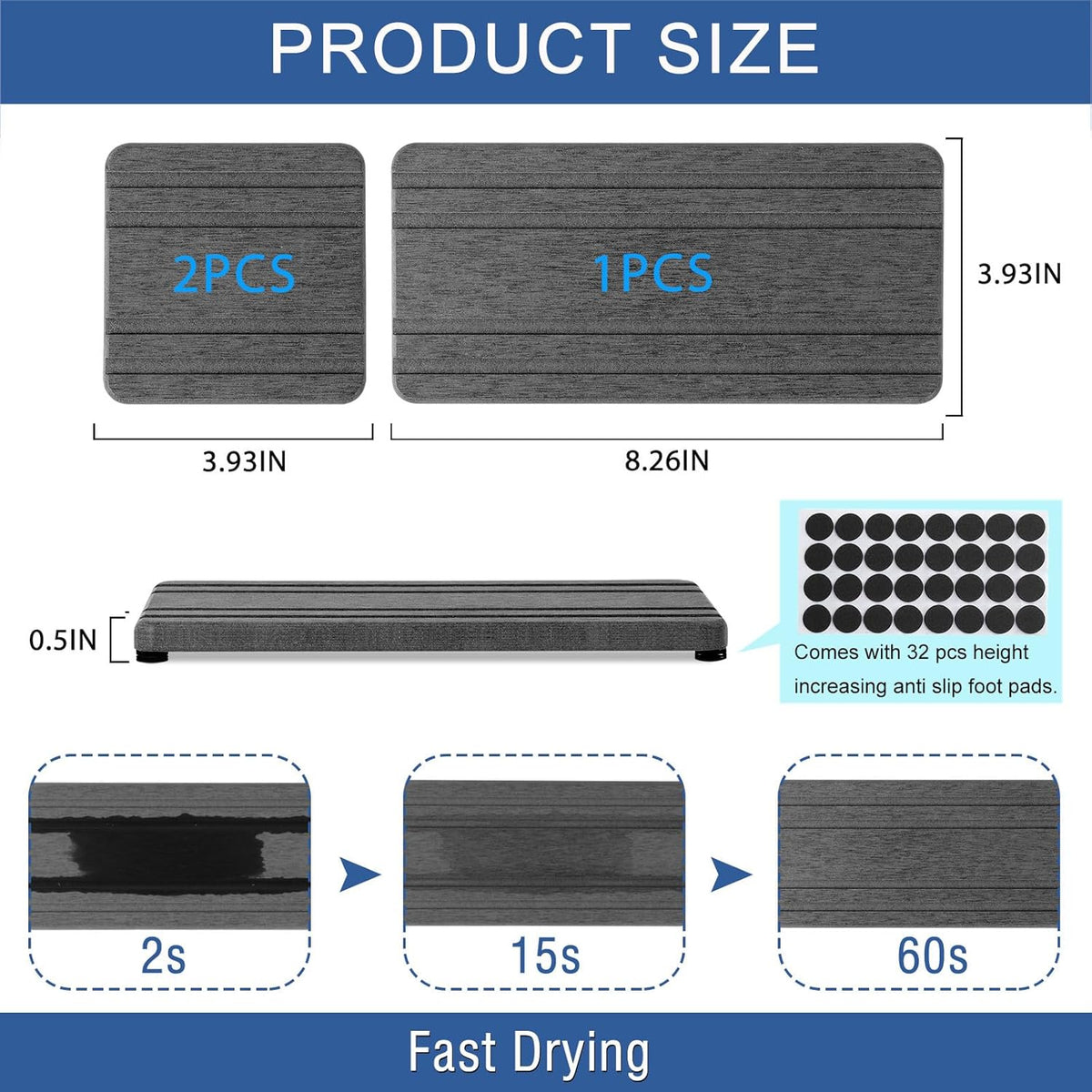 Diatomite Drying Trays, Set of 3 — view 6