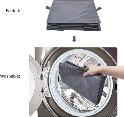 The organiser folded flat
