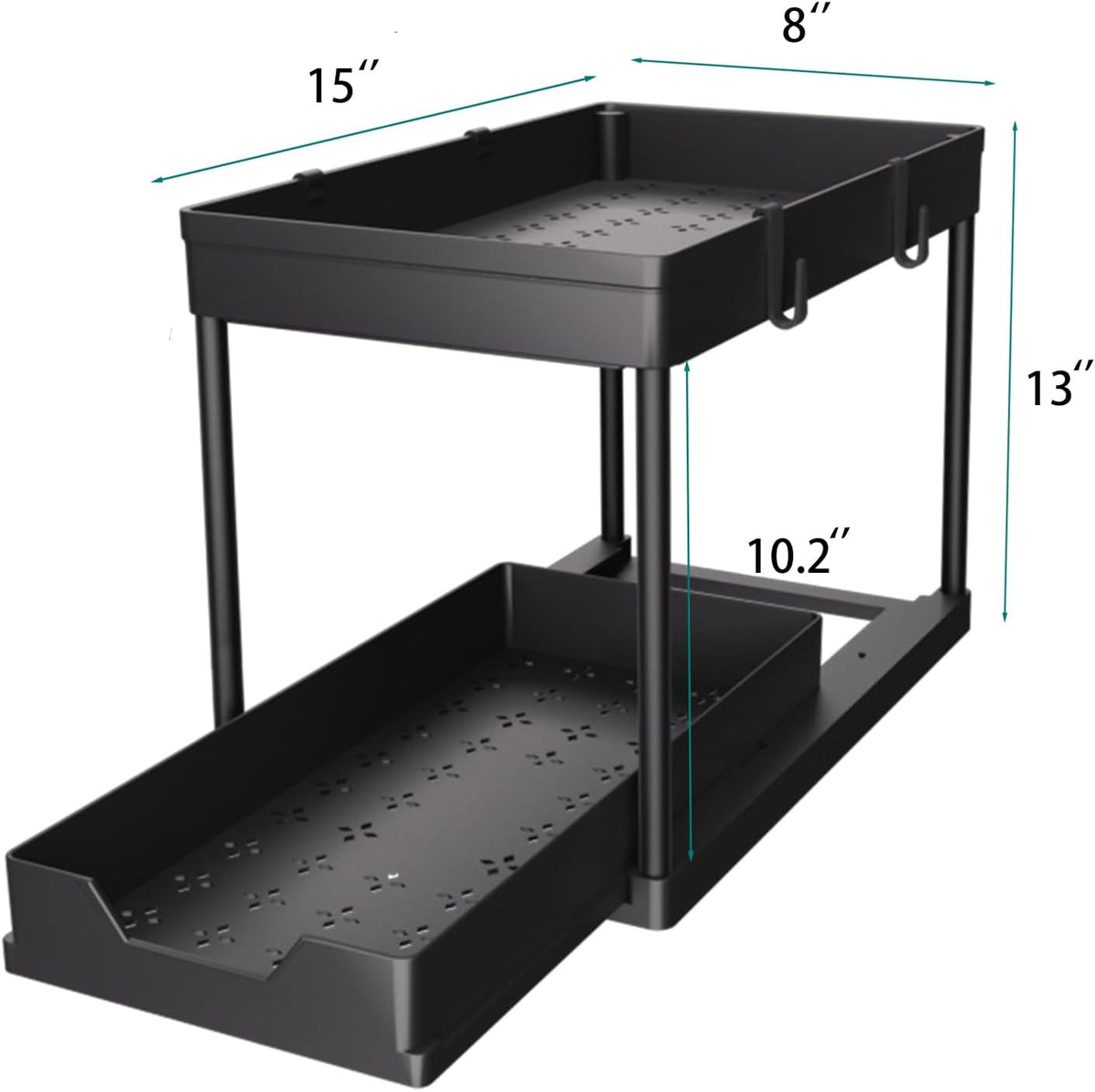 Under-Sink Organiser, 2 Tier · Pair — view 2